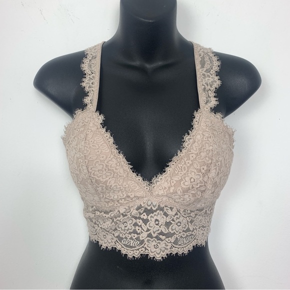 Aerie Eyelash Lace Racerback Bralette - Picture 1 of 7